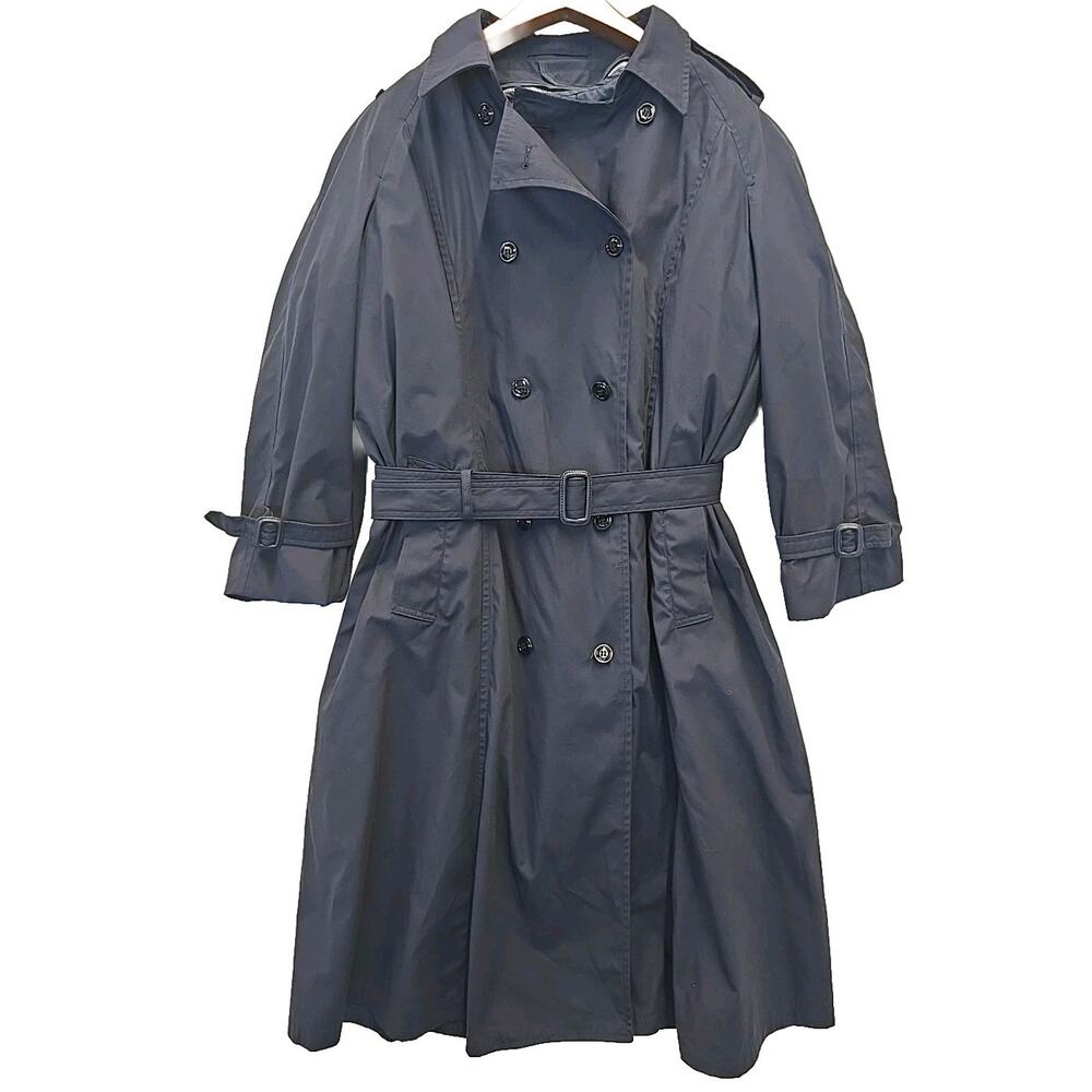DSCP Womens Trench Coat Military Defender Size 20S All Weather Removable Liner